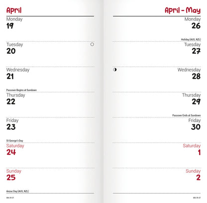 Border Collie slim diary 2027