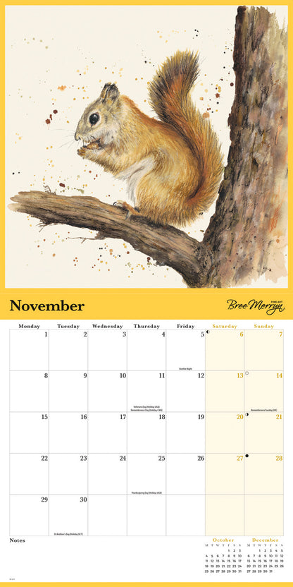 Bree Merryn country life wall calendar 2027