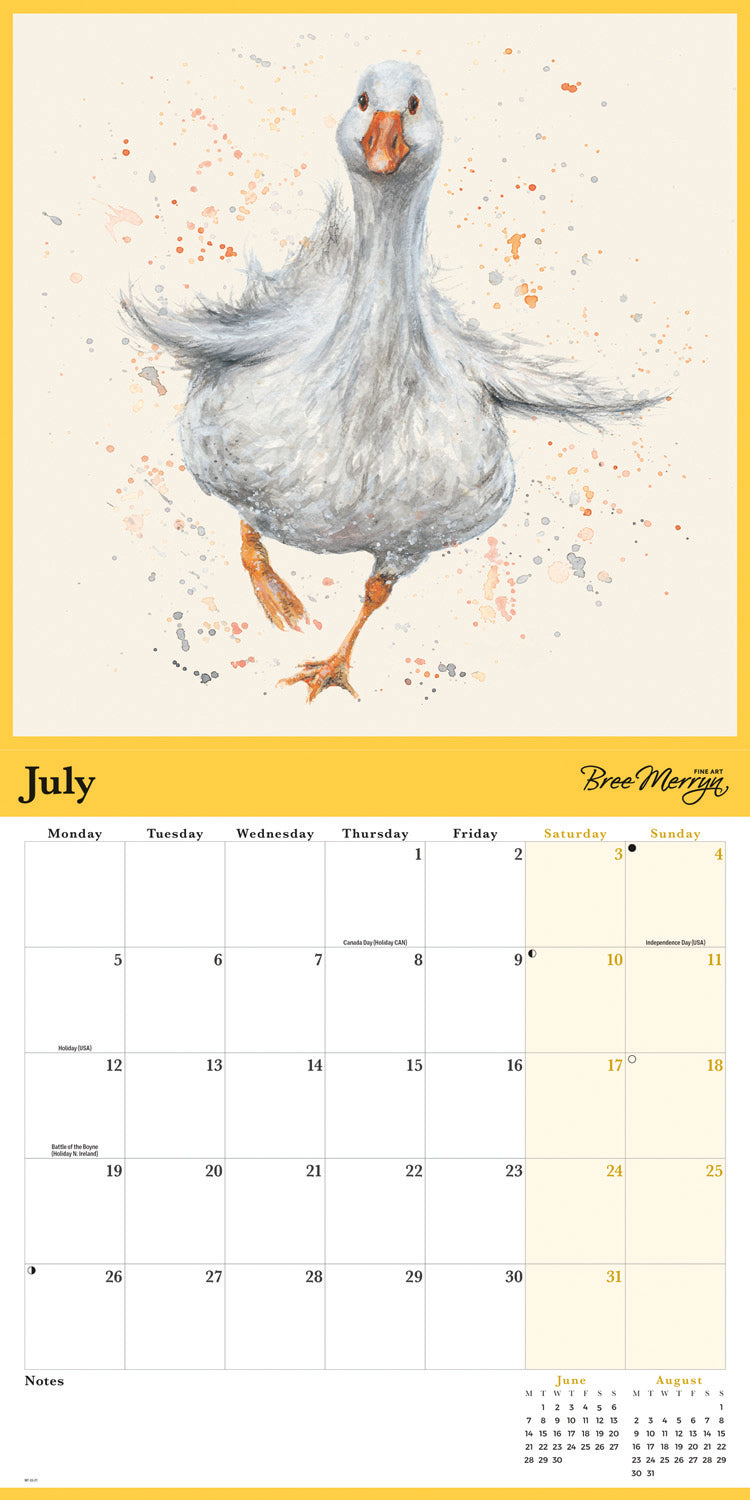 Bree Merryn country life wall calendar 2027