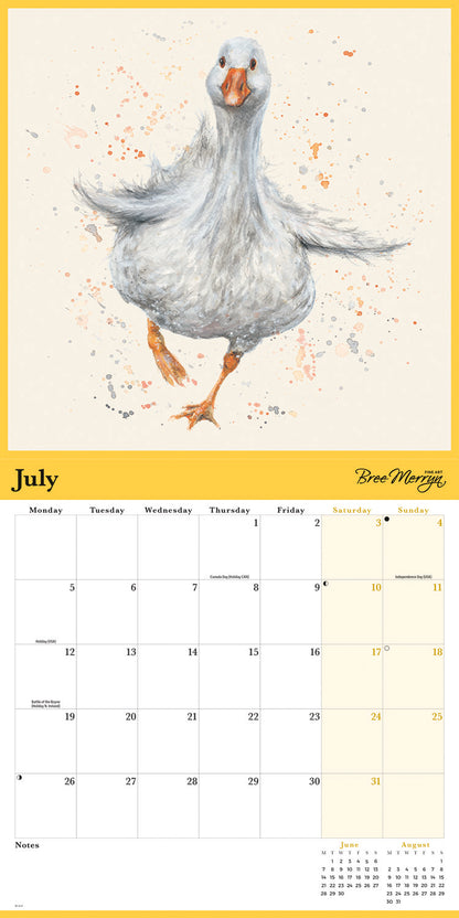 Bree Merryn country life wall calendar 2027