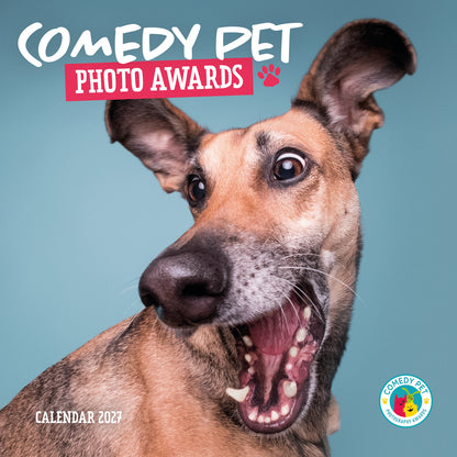 Comedy pet photo awards wall calendar 2027