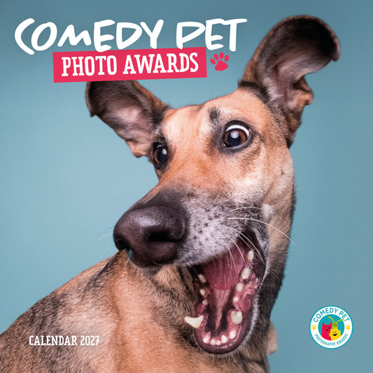 Comedy pet photo awards wall calendar 2027