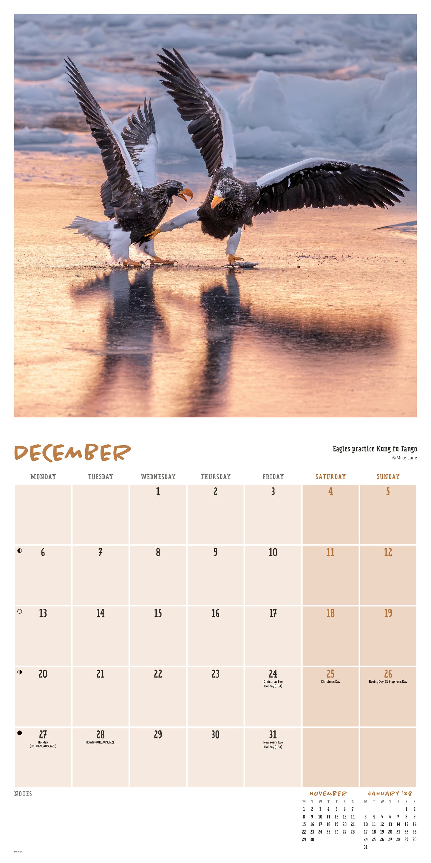 Comedy wildlife photo awards wall calendar 2027