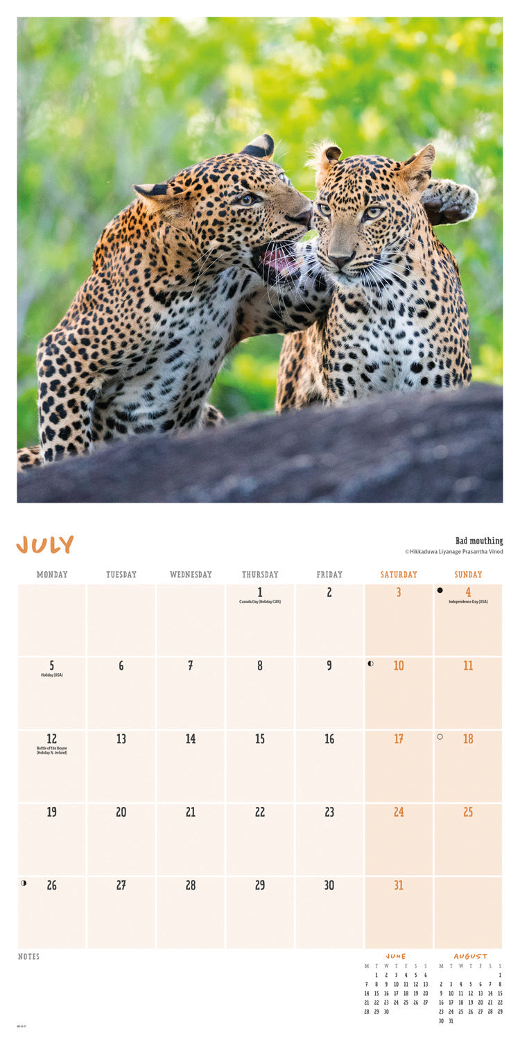Comedy wildlife photo awards wall calendar 2027