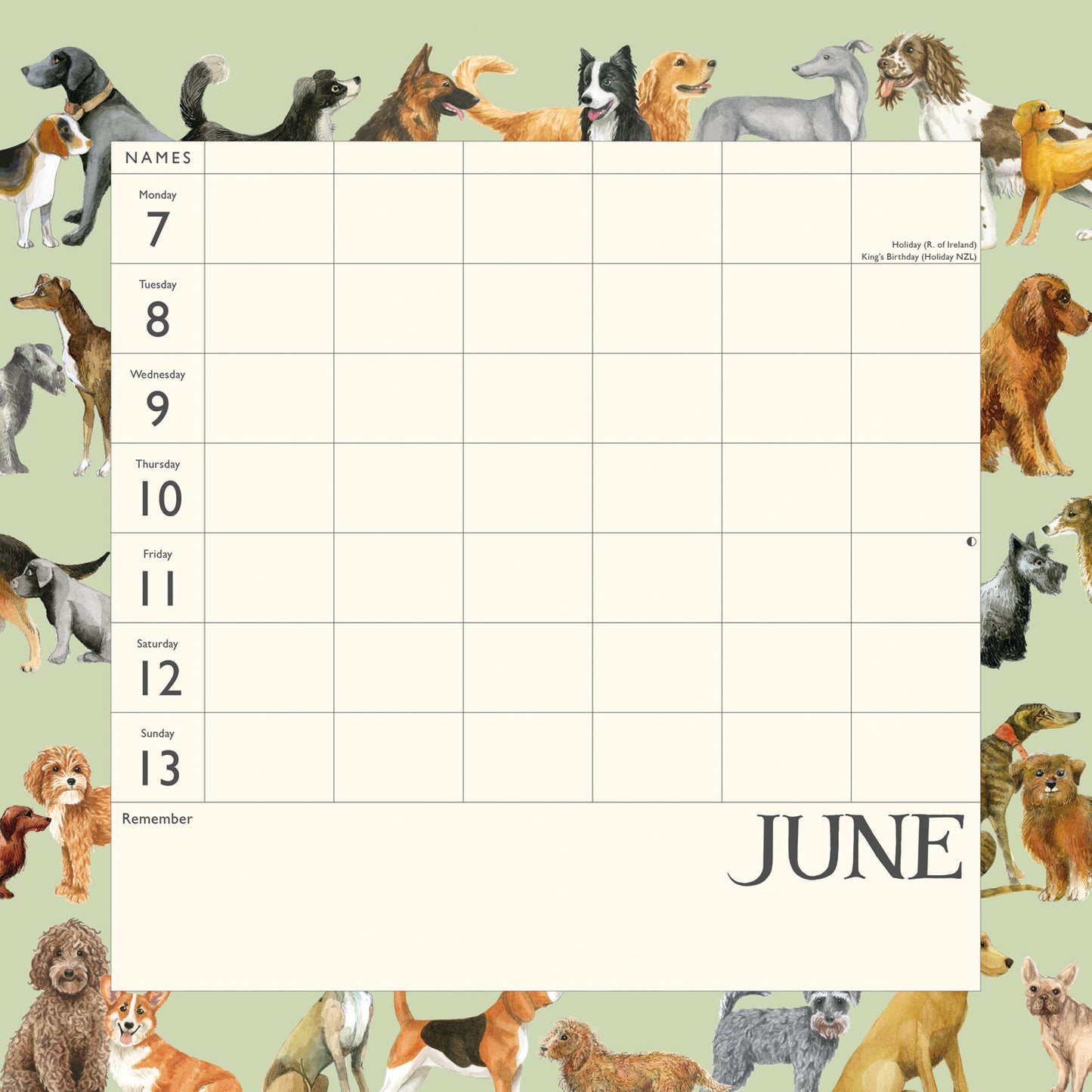 Emma Bridgewater dates, dinners, dog walks 2027
