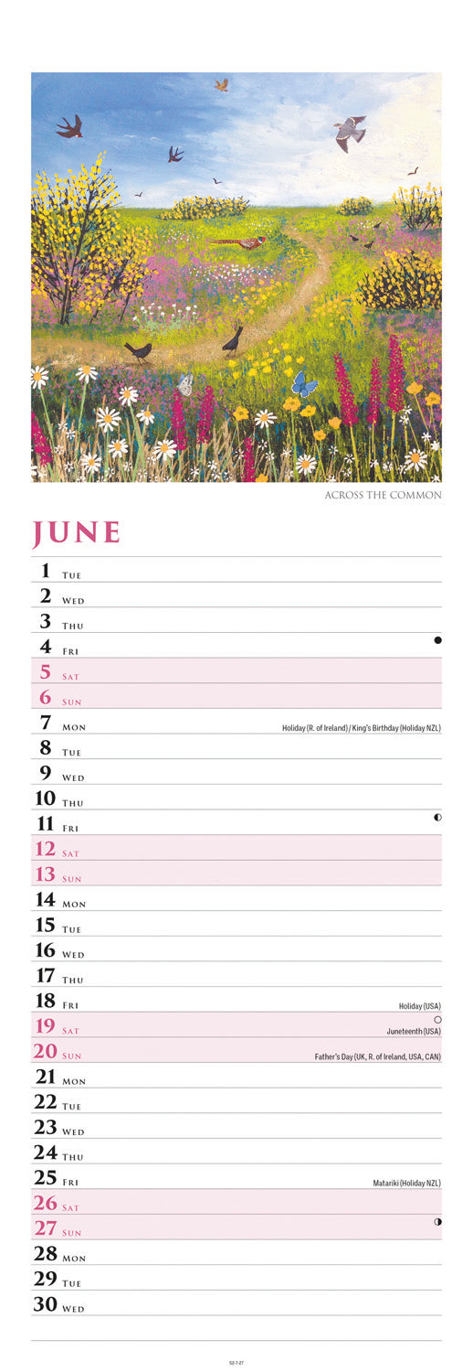 Country days slim calendar 2027