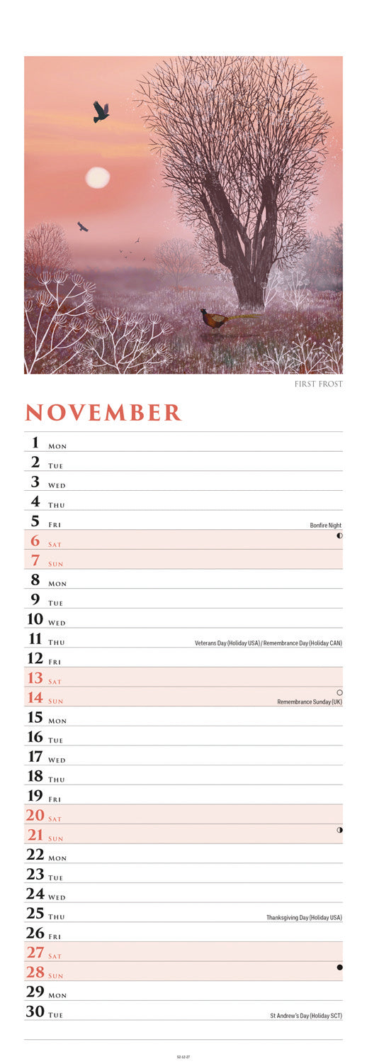 Country days slim calendar 2027