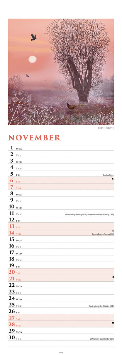 Country days slim calendar 2027