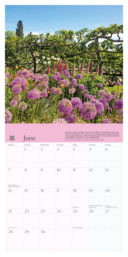 National Trust seasons wall calendar 2027