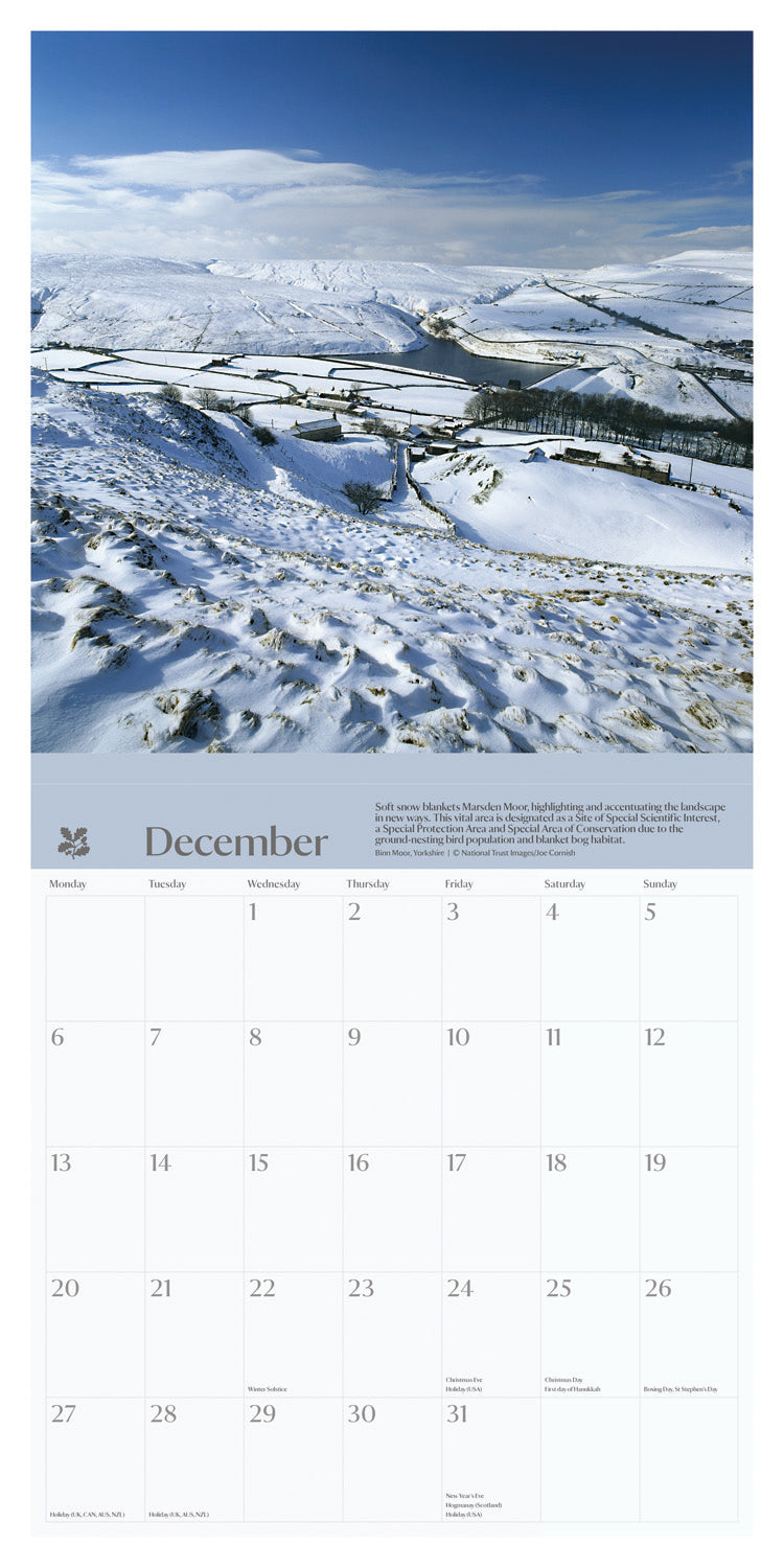 National Trust seasons wall calendar 2027