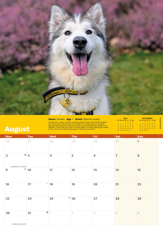 Dogs Trust A4 calendar 2027
