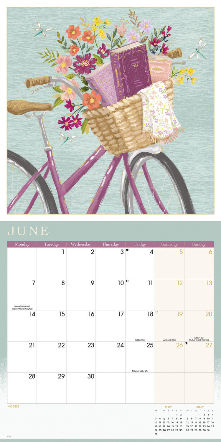 Book lovers wall calendar 2027