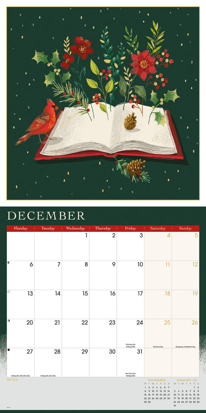 Book lovers wall calendar 2027