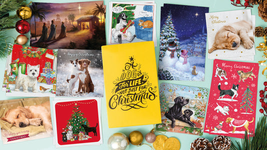 Dogs Trust Christmas bumper card pack 30 cards