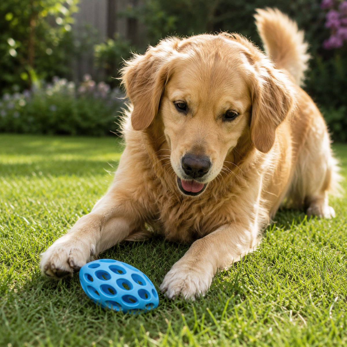 Rubber lattice rugby ball