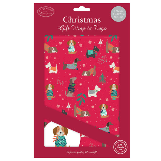 Dogs and jumpers wrap and tags
