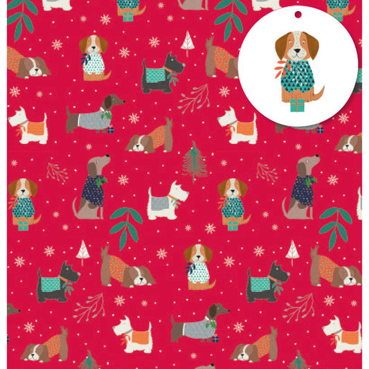 Dogs and jumpers wrap and tags