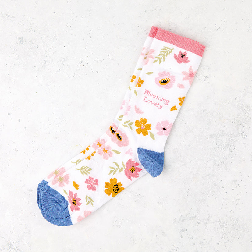 Blooming lovely socks