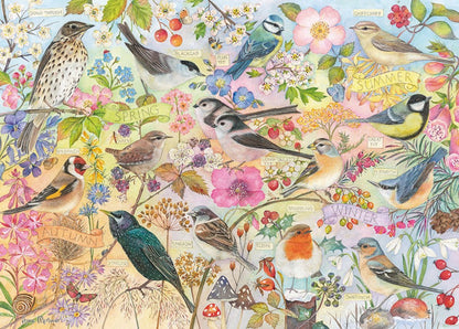 Birds of the season 1000 piece jigsaw