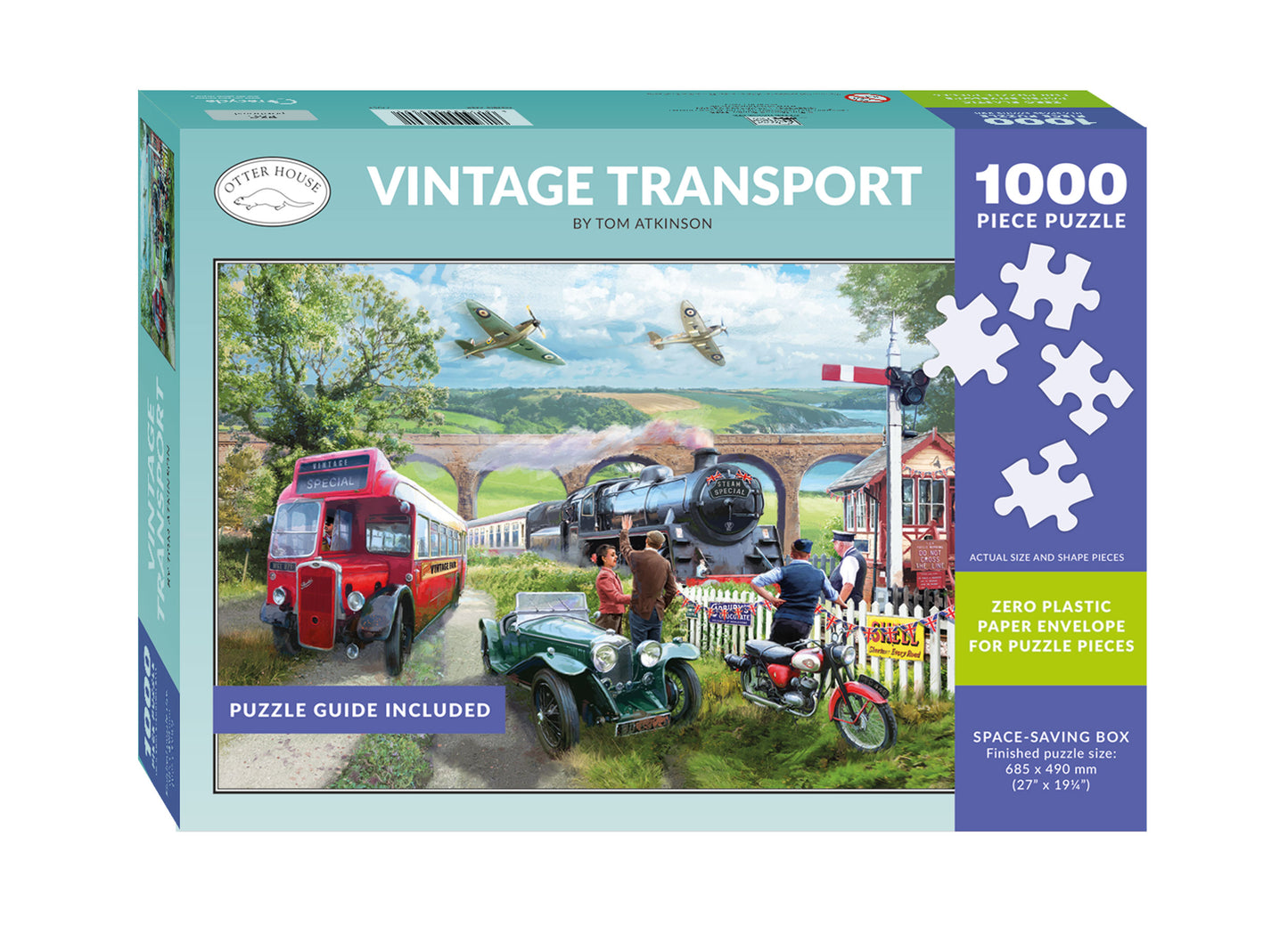 Vintage transport 1000 piece jigsaw