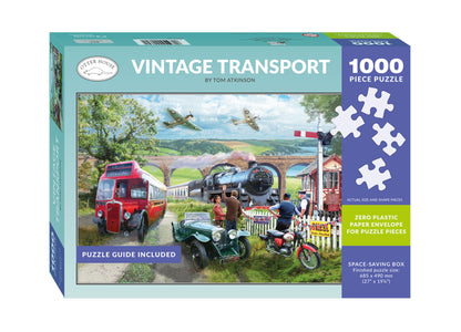 Vintage transport 1000 piece jigsaw