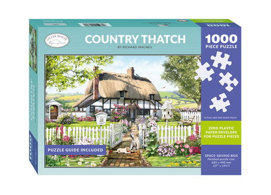 Country thatch 1000 piece jigsaw