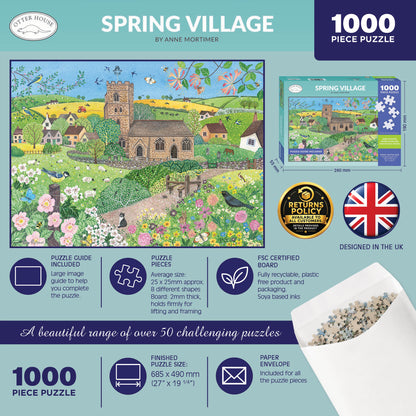 Spring village 1000 piece jigsaw