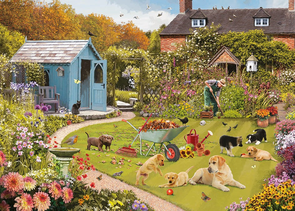 Fun in the garden 1000 piece jigsaw
