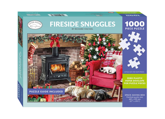 Fireside snuggles 1000 piece jigsaw