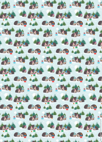 A prickle of hedgehogs wrap and tags