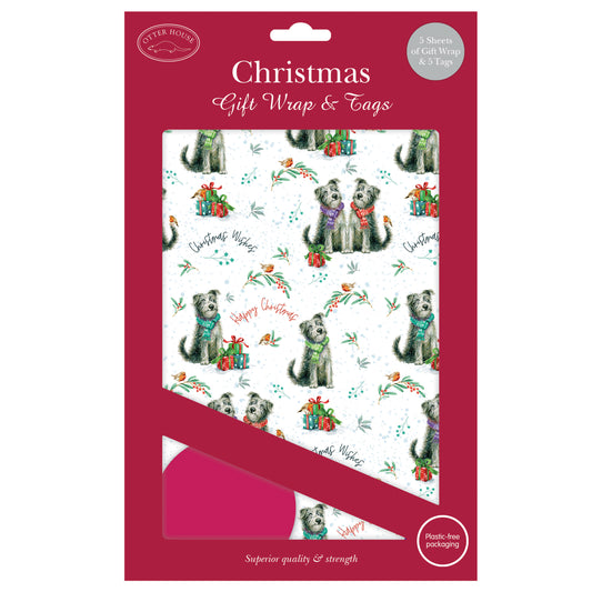 Cosy dogs wrap and tags