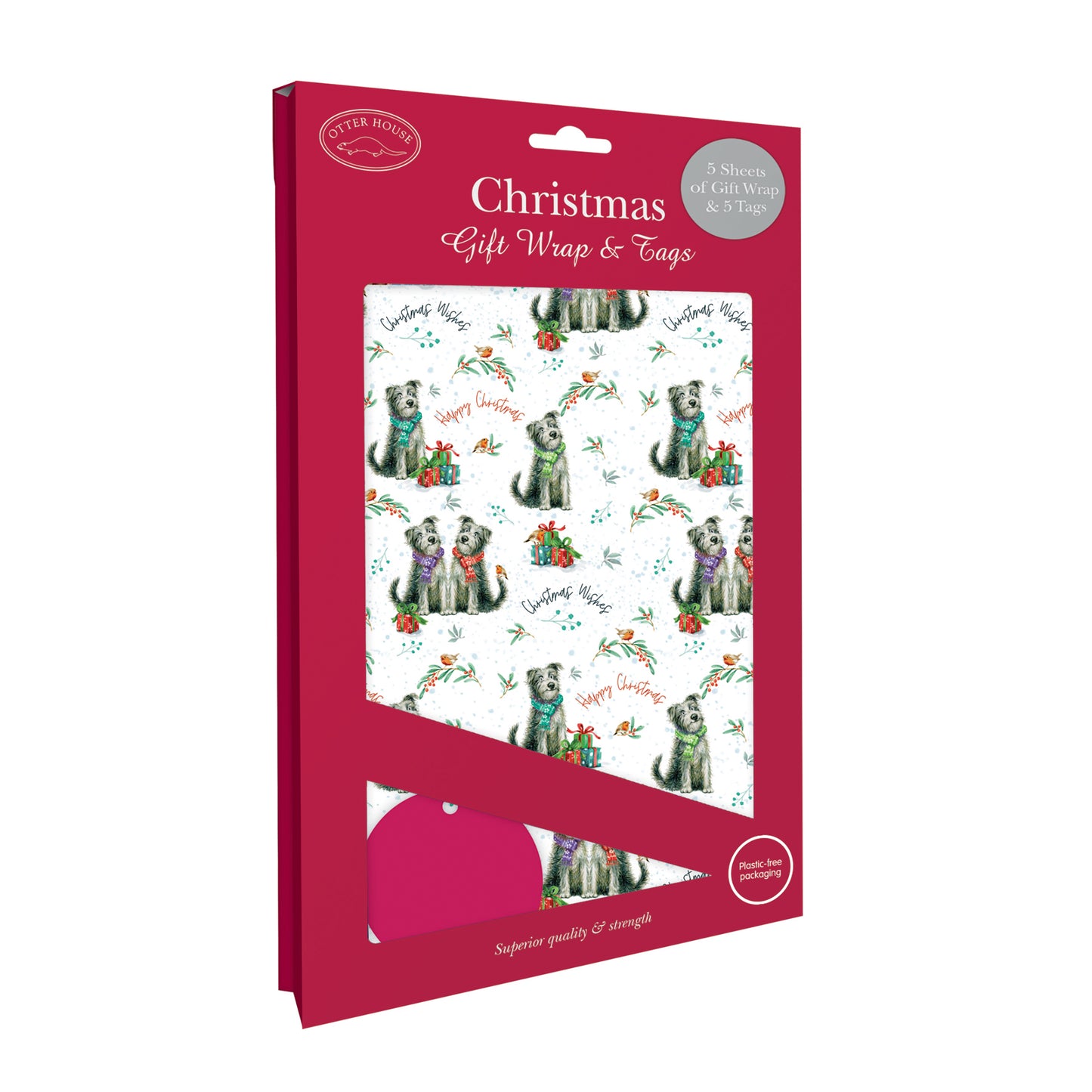 Cosy dogs wrap and tags