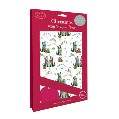 Cosy dogs wrap and tags