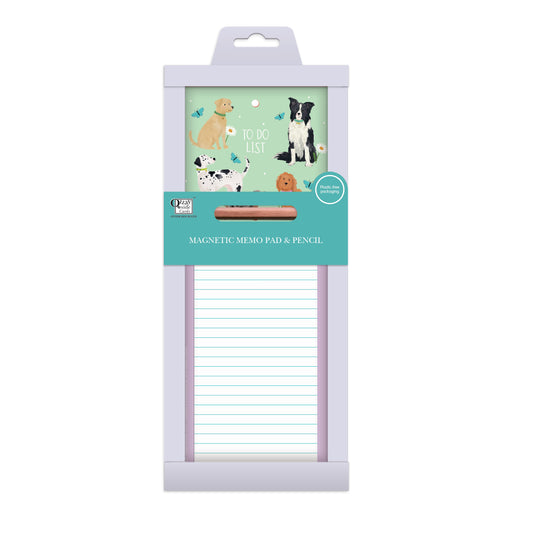 Mixed dogs magnetic memo pad