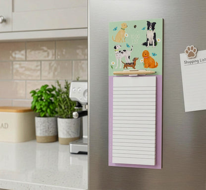 Mixed dogs magnetic memo pad