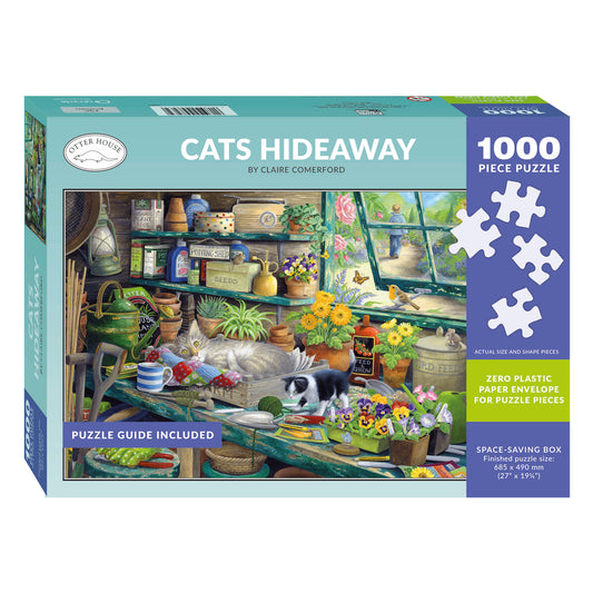 Cats hideaway jigsaw 1000 piece