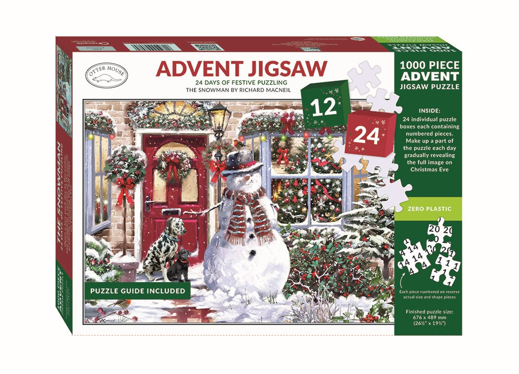 The Snowman advent jigsaw