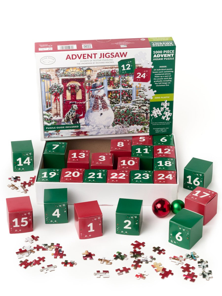 The Snowman advent jigsaw