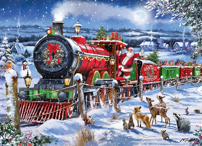 Christmas express advent jigsaw