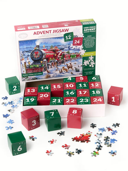 Christmas express advent jigsaw