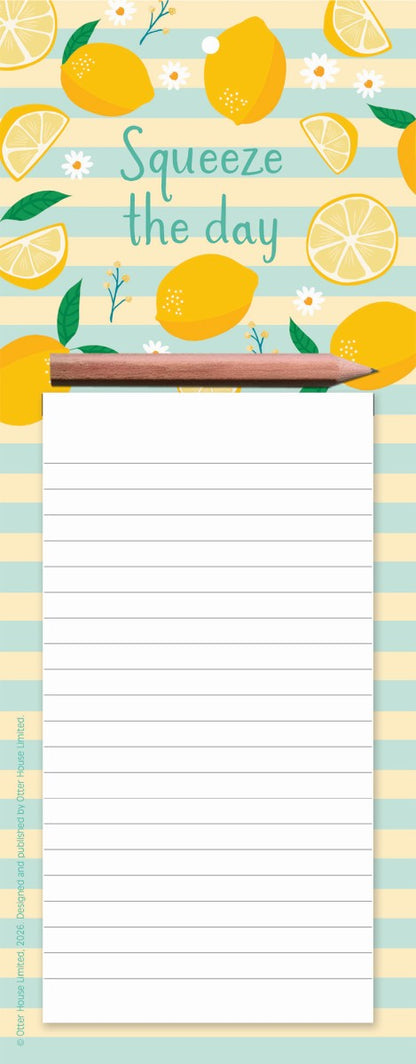 Lemons magnetic memo pad