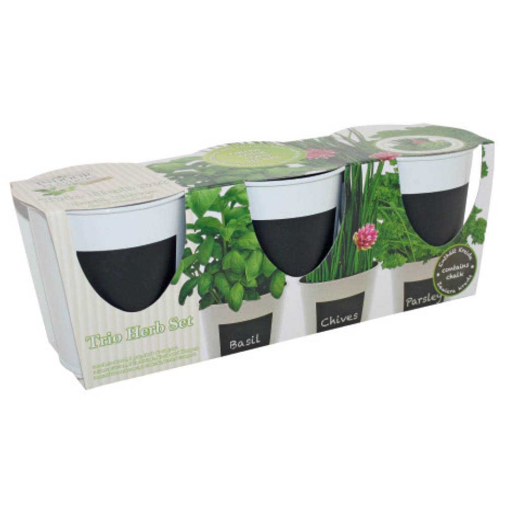 Trio herb growing set