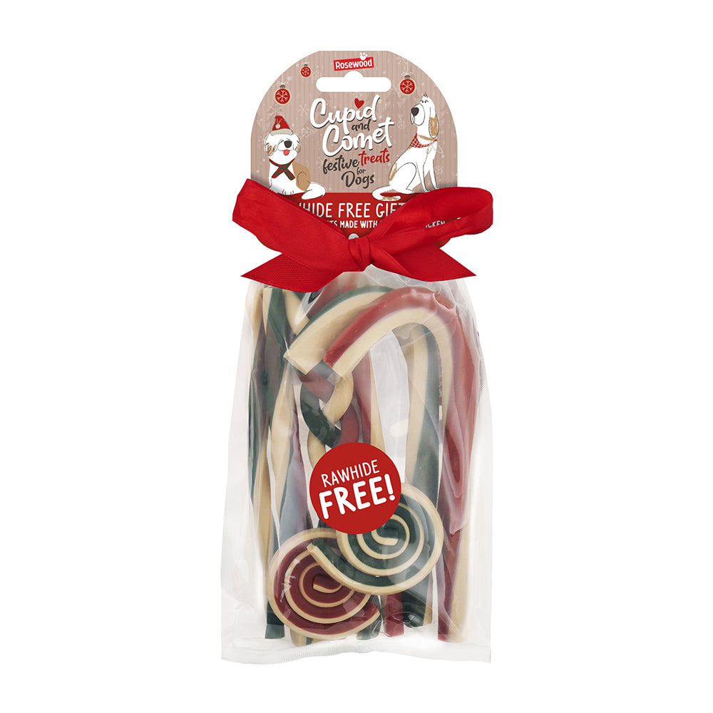 No rawhide bumper dog treat bag