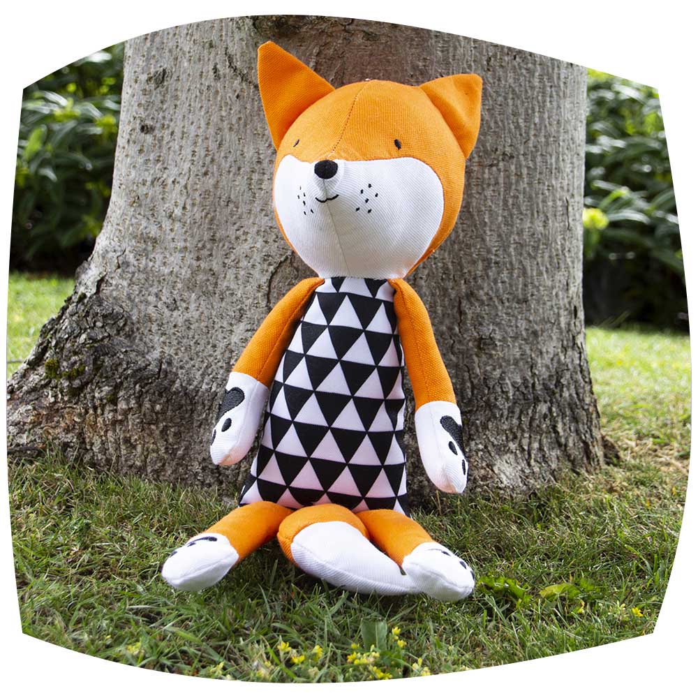 Mr Fox dog toy