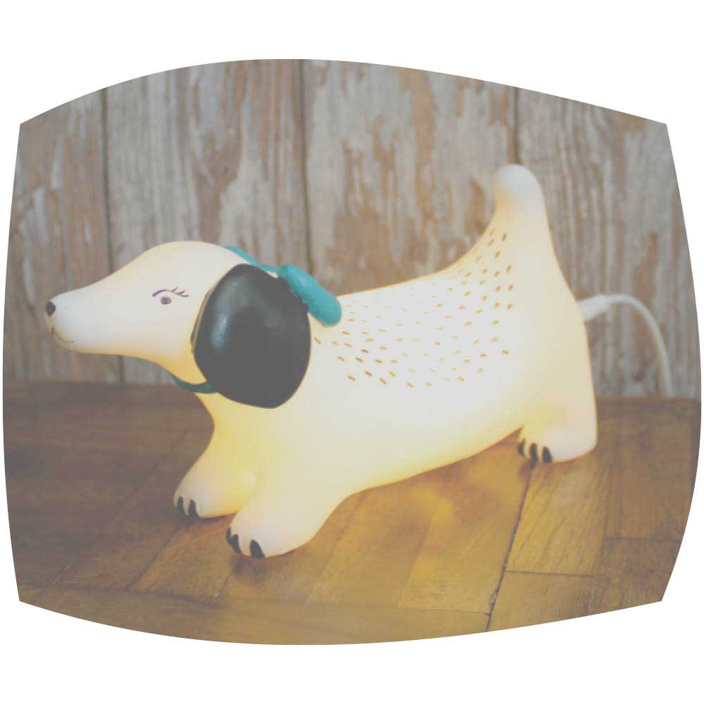 Mini led dog lamp