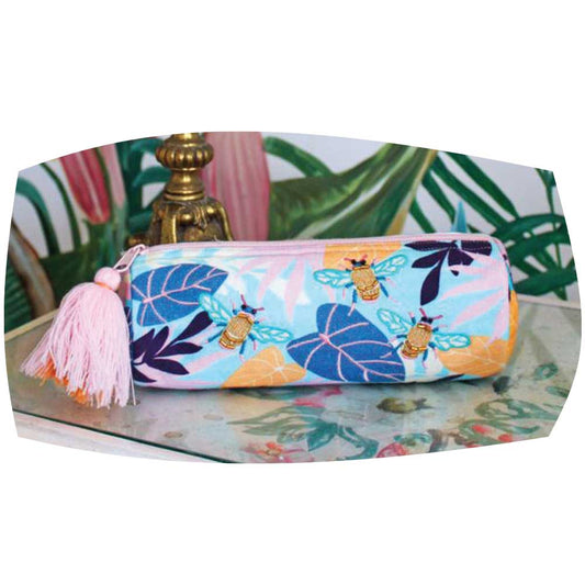 Luxury bee cosmetic pouch