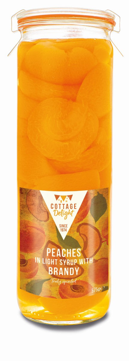 Peaches in brandy