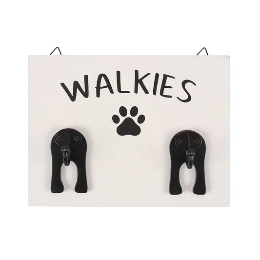 Walkies dog lead wall hooks