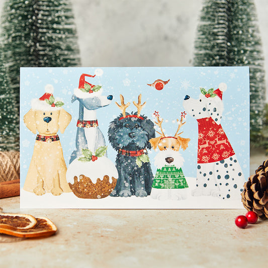 Sending Warm Woofs Christmas Cards