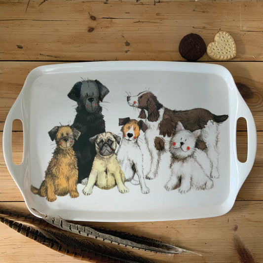 Dogs together tray